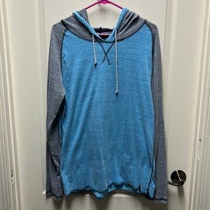 Large Burnside Long Sleeve Hooded T-shirt